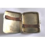 Burntisland Golf House Club Fife Cup 1930 Silver Presentation Cigarette Case.