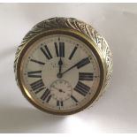 Antique Silver Cased Travelling Pocket Watch - S D Neill - Belfast - working order.