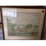 R H Eadie Aberdeen Artist Watercolour or Brig o Dee and John M Aiken Etching.