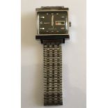 Vintage Rado Manhattan Gents Wristwatch with original strap - working order.