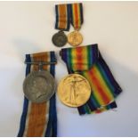 WW1 Pair of BWM and Victory Medals to a SISTER E.C.ROLFE.
