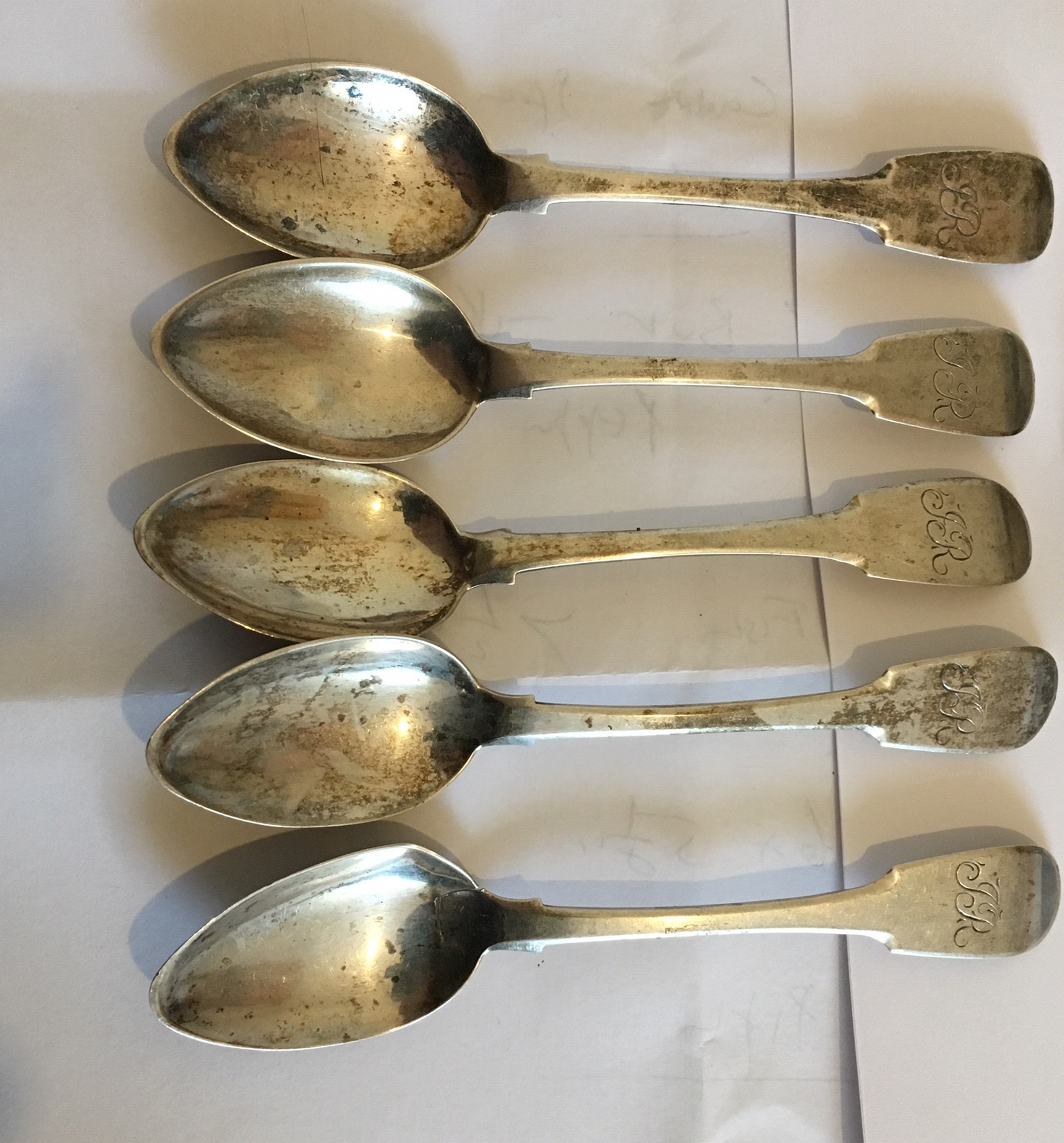 Lot of some 600 grams of Antique/Vintage Silver Spoons and White Metal Forks? - Image 9 of 16