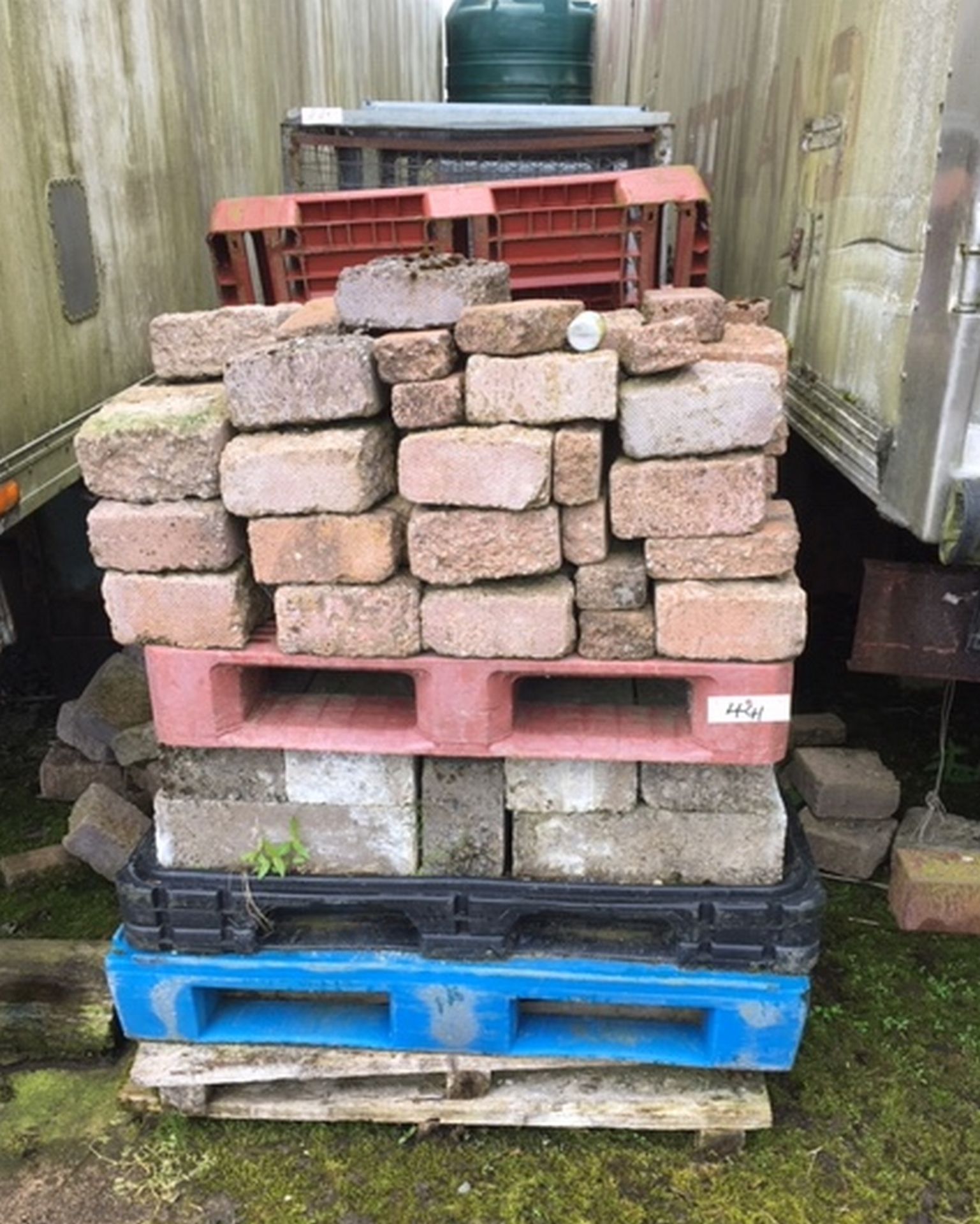 Plastic Pallets and Bricks.