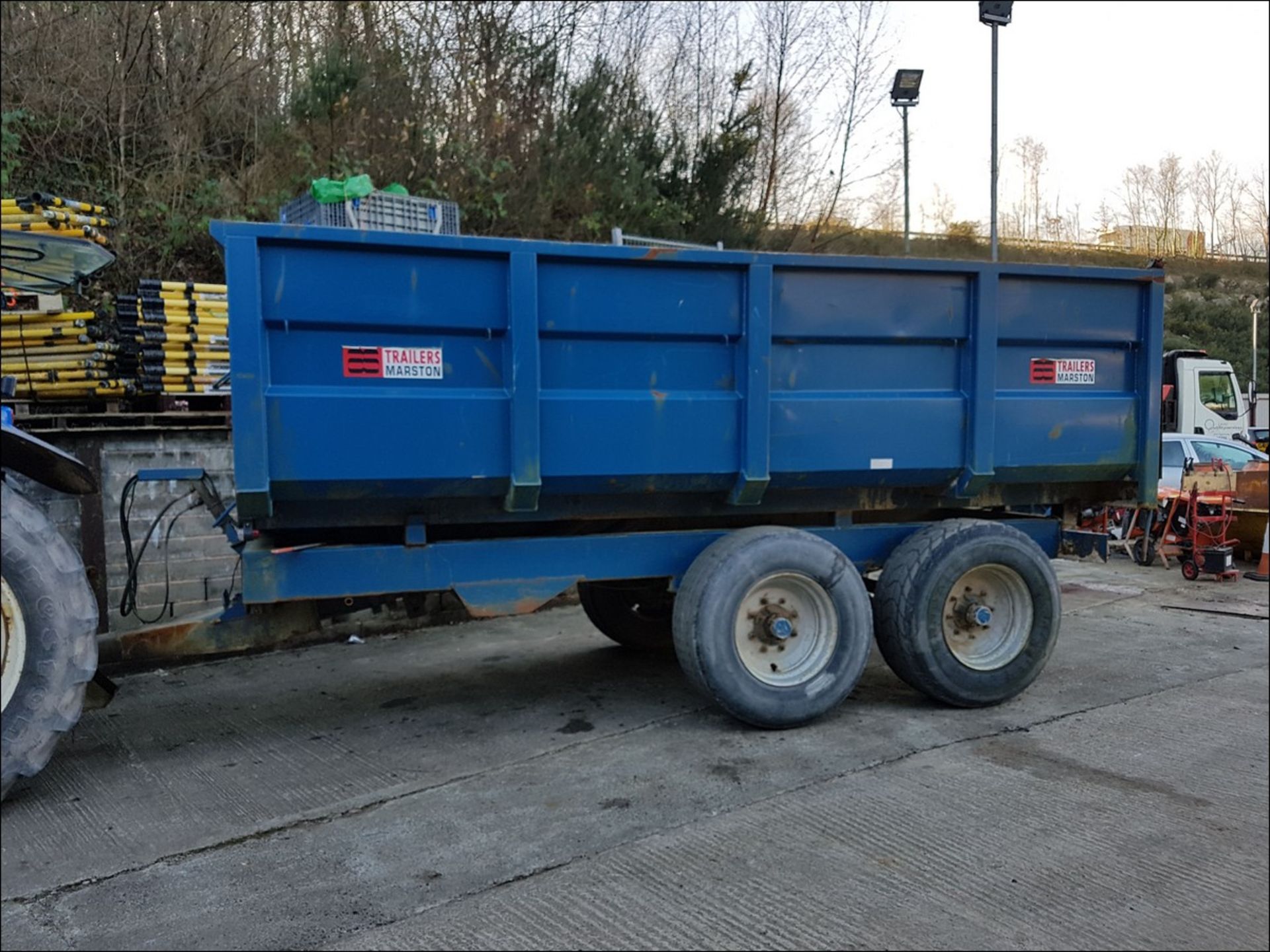 MARSTON 12T TWIN AXLE TIPPING TRAILER (2006) - Image 4 of 6