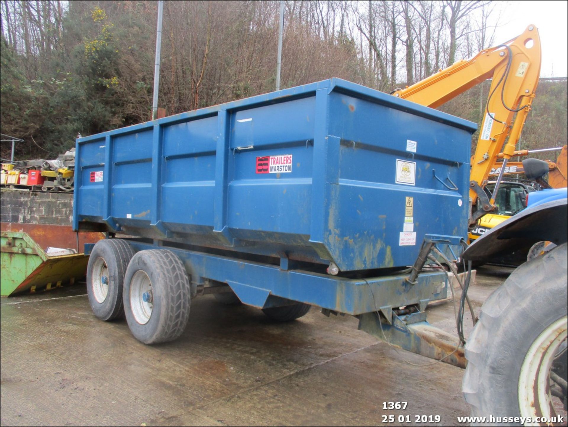 MARSTON 12T TWIN AXLE TIPPING TRAILER (2006)