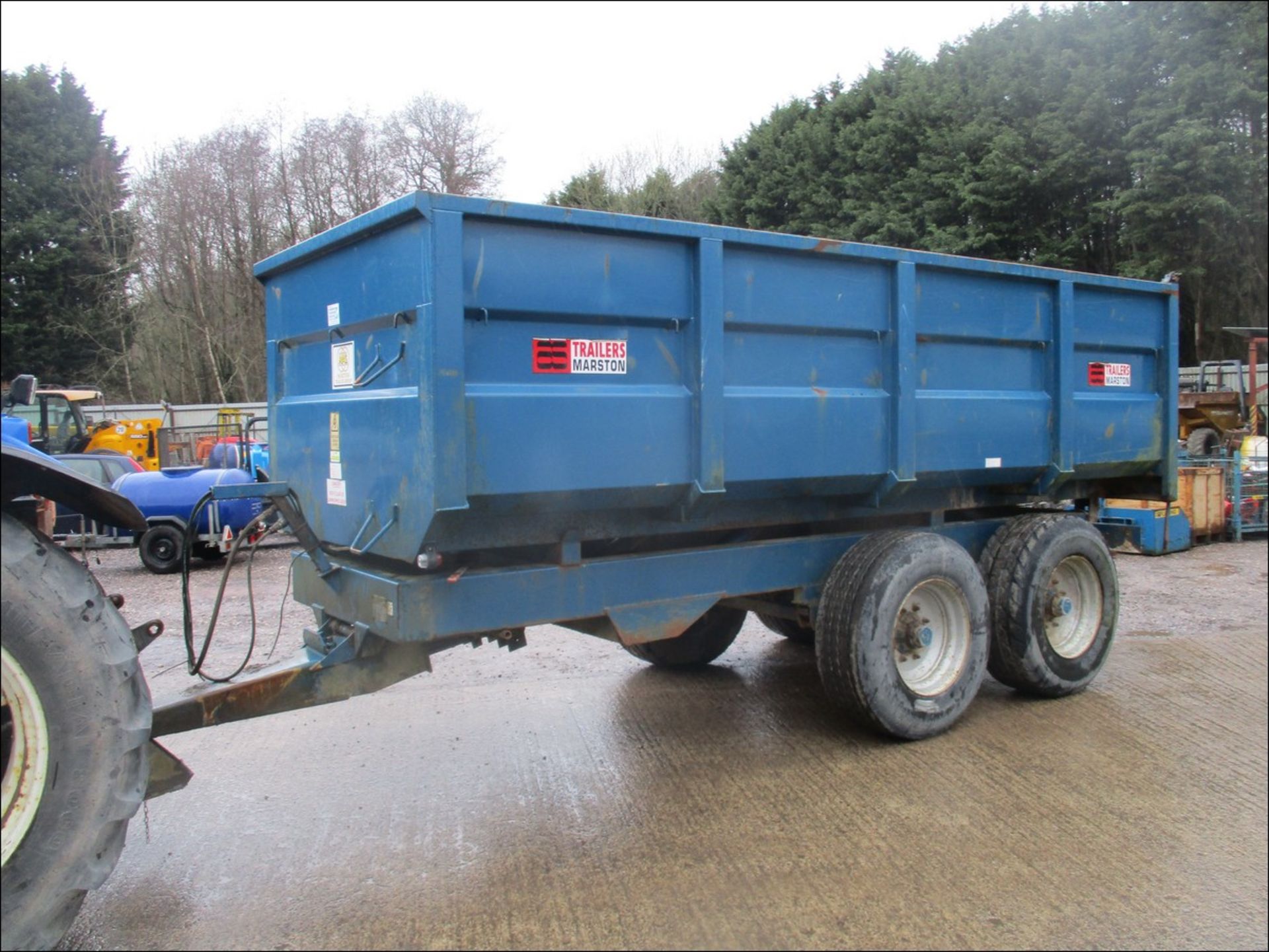 MARSTON 12T TWIN AXLE TIPPING TRAILER (2006) - Image 2 of 6