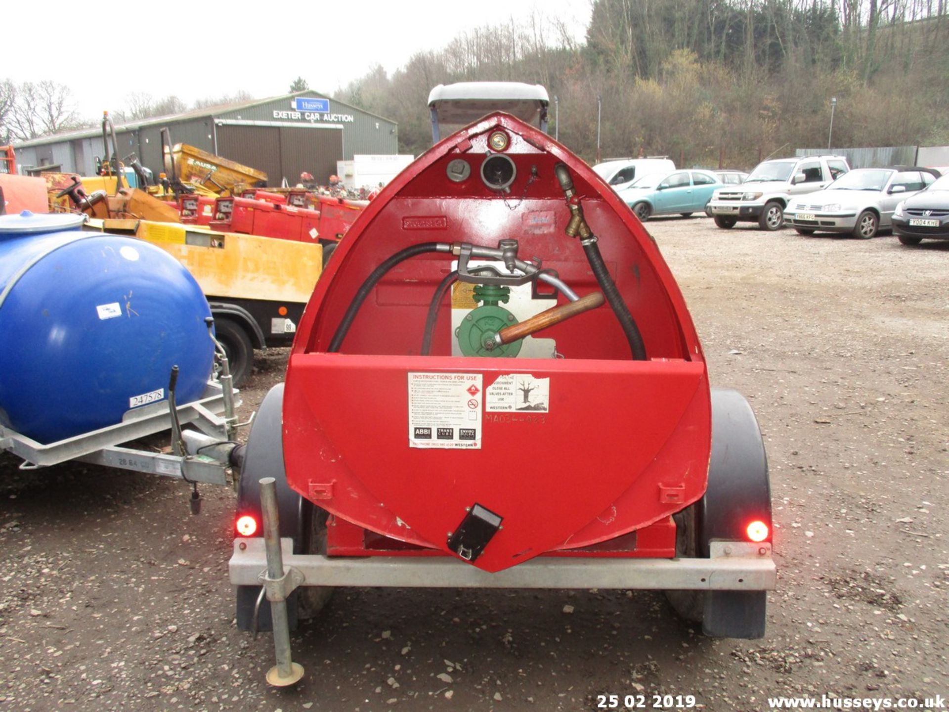 WESTERN 950 LITRES FUEL BOWSER - Image 3 of 3