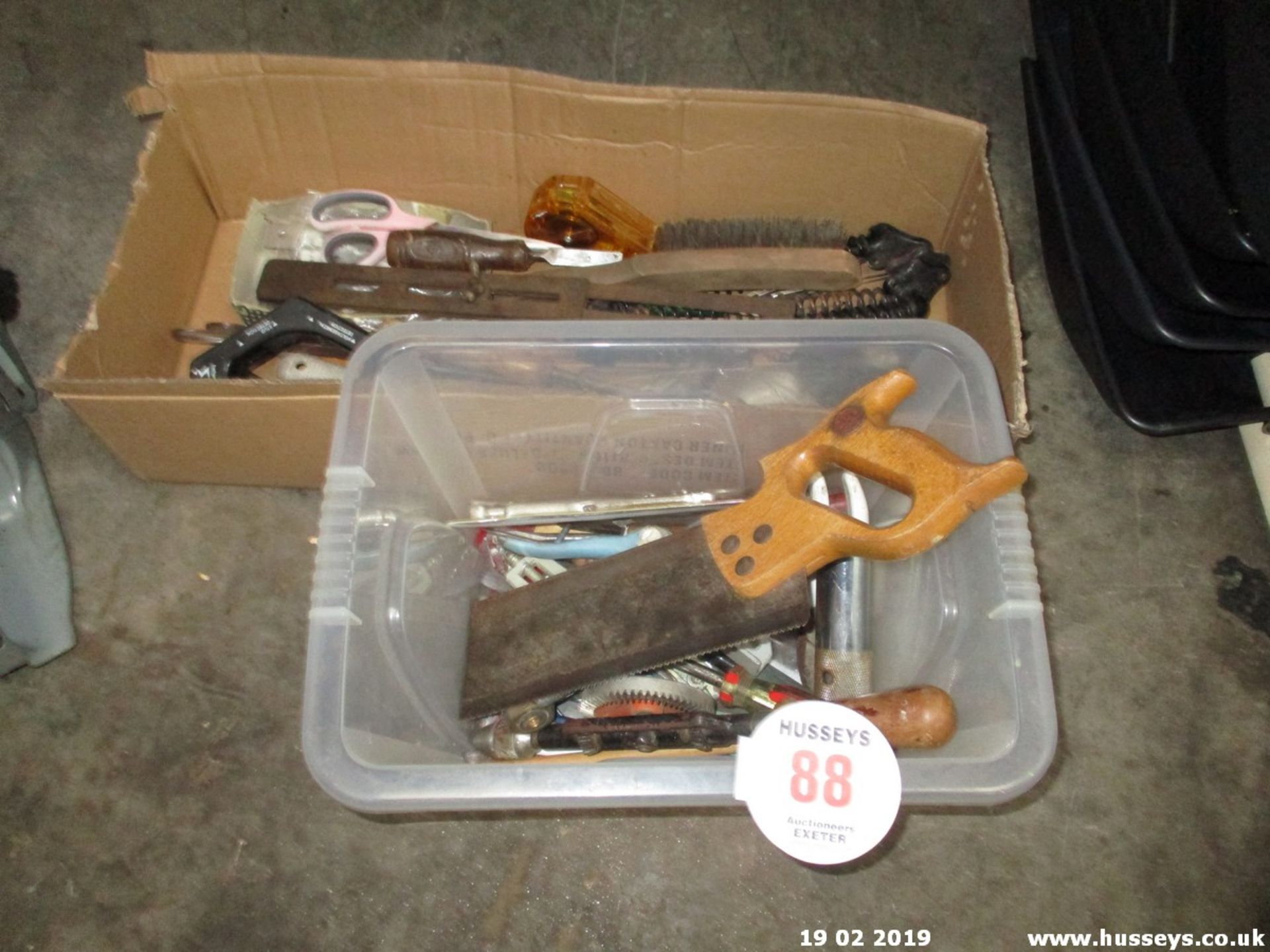 2 BOXES OF TOOLS