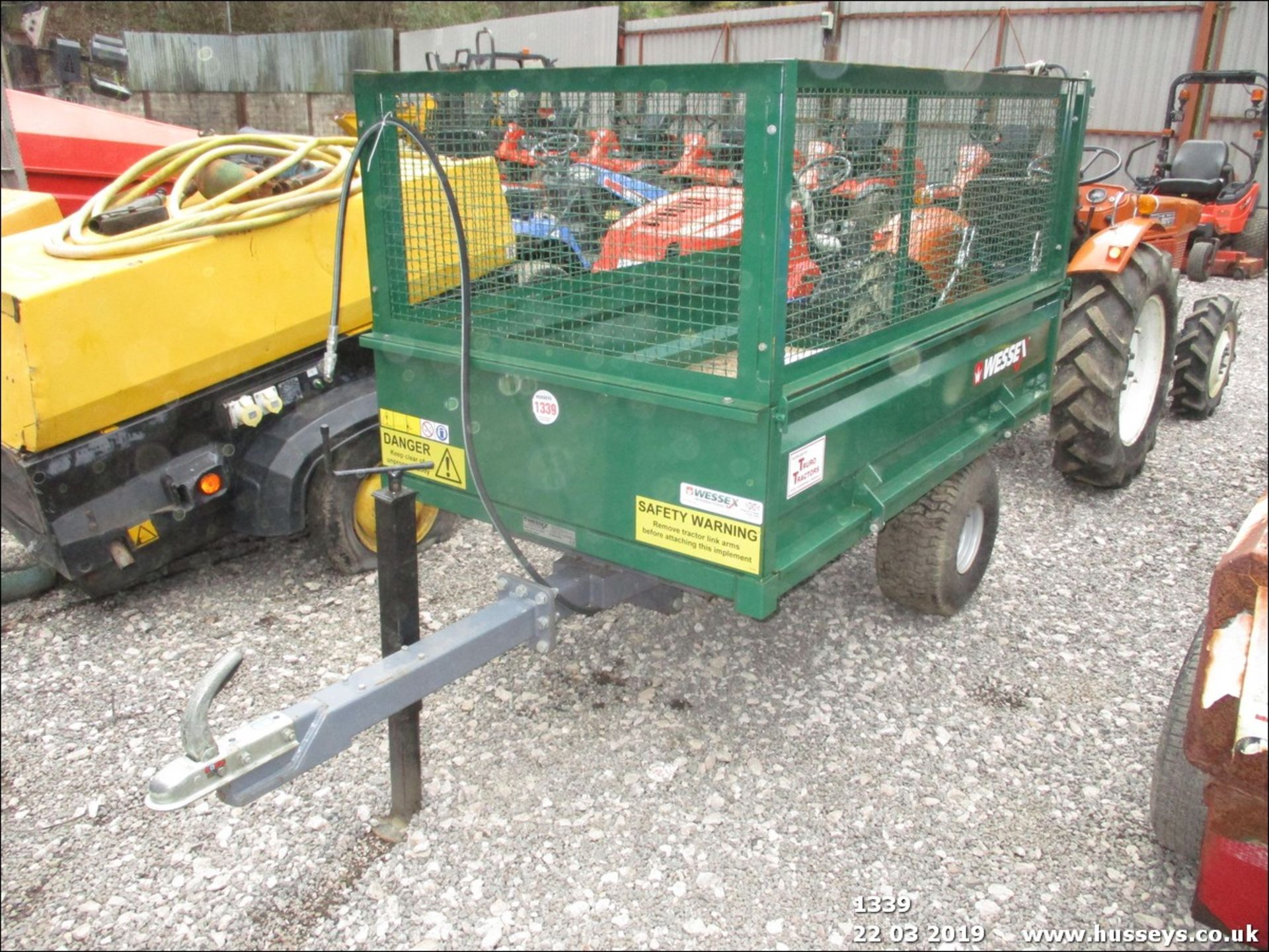 WESSEX 1.25 LGPW TIPPING TRAILER