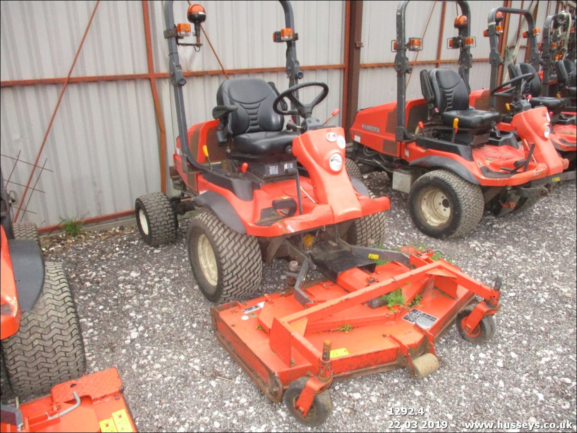 KUBOTA F3680 OUT FRONT MOWER WK12AZT (SHOWING 1505 HRS) V5, 758061 - Image 4 of 4