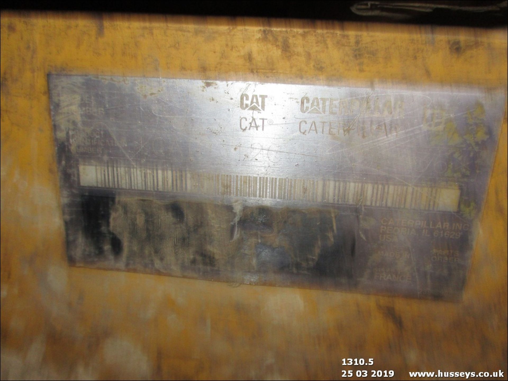 CAT 312C EXCAVATOR C/W 4'BUCKET & LOG GRAB, SHOWING 5380 HRS (YR2007) SERIAL NO - Image 6 of 8