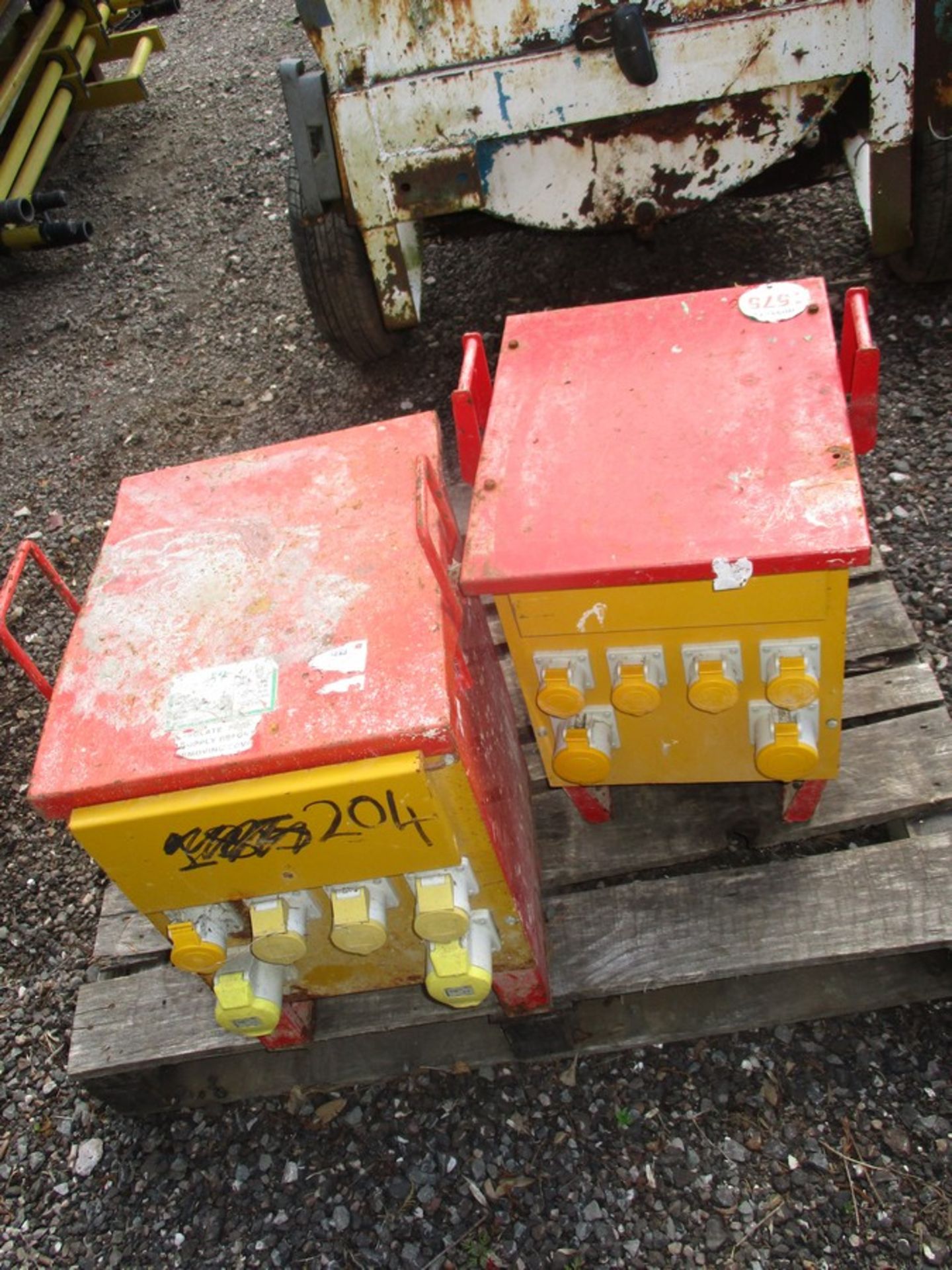 2 X 240/110V TRANSFORMERS