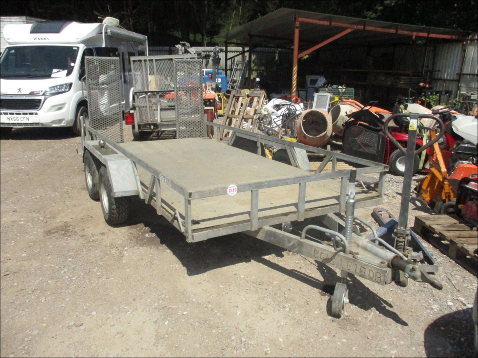 12FTX6FT TWIN AXLE PLANT TRAILER