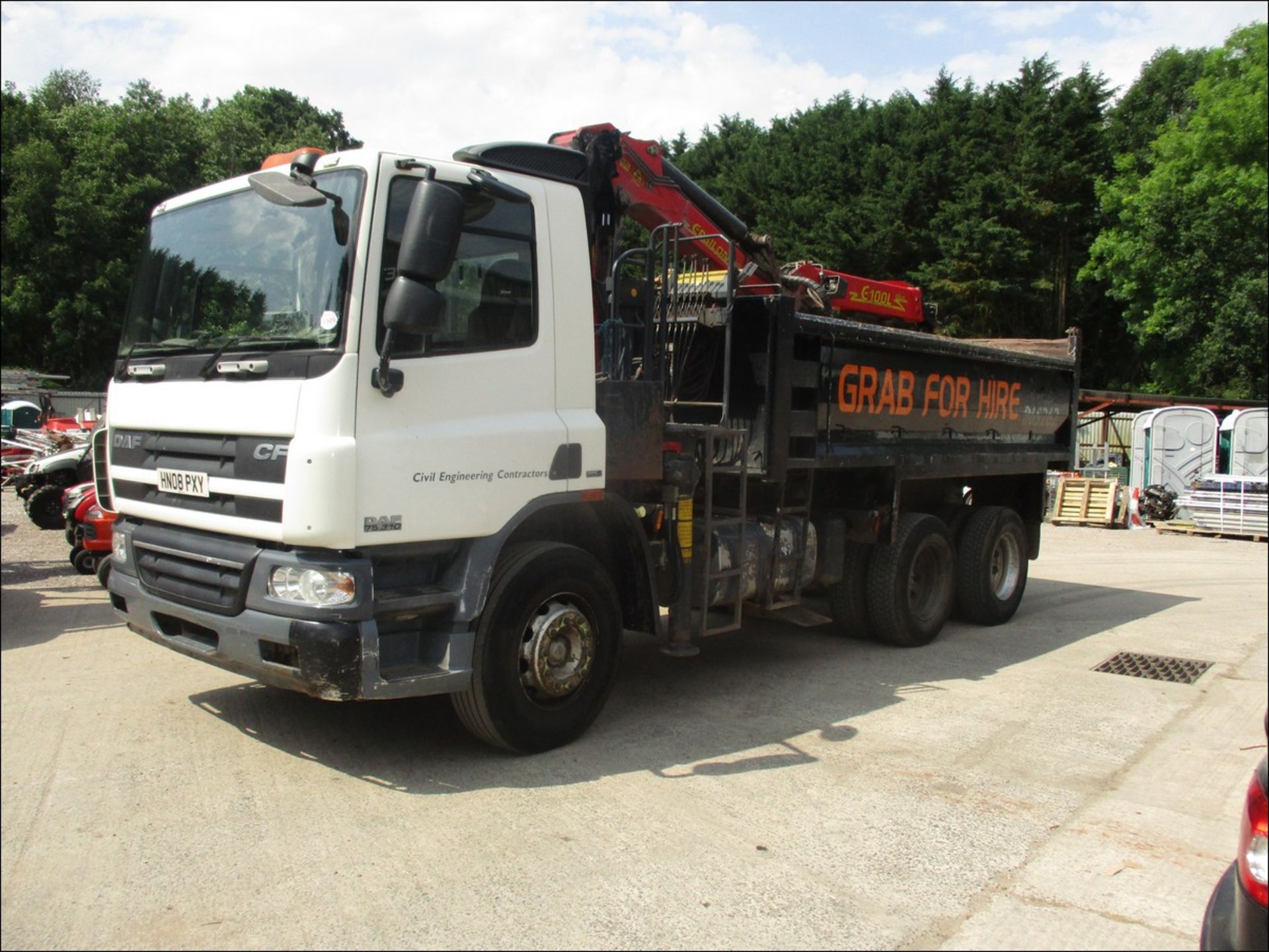 2008 DAF FAT CF75.310 E C/W EPSILON GRAB