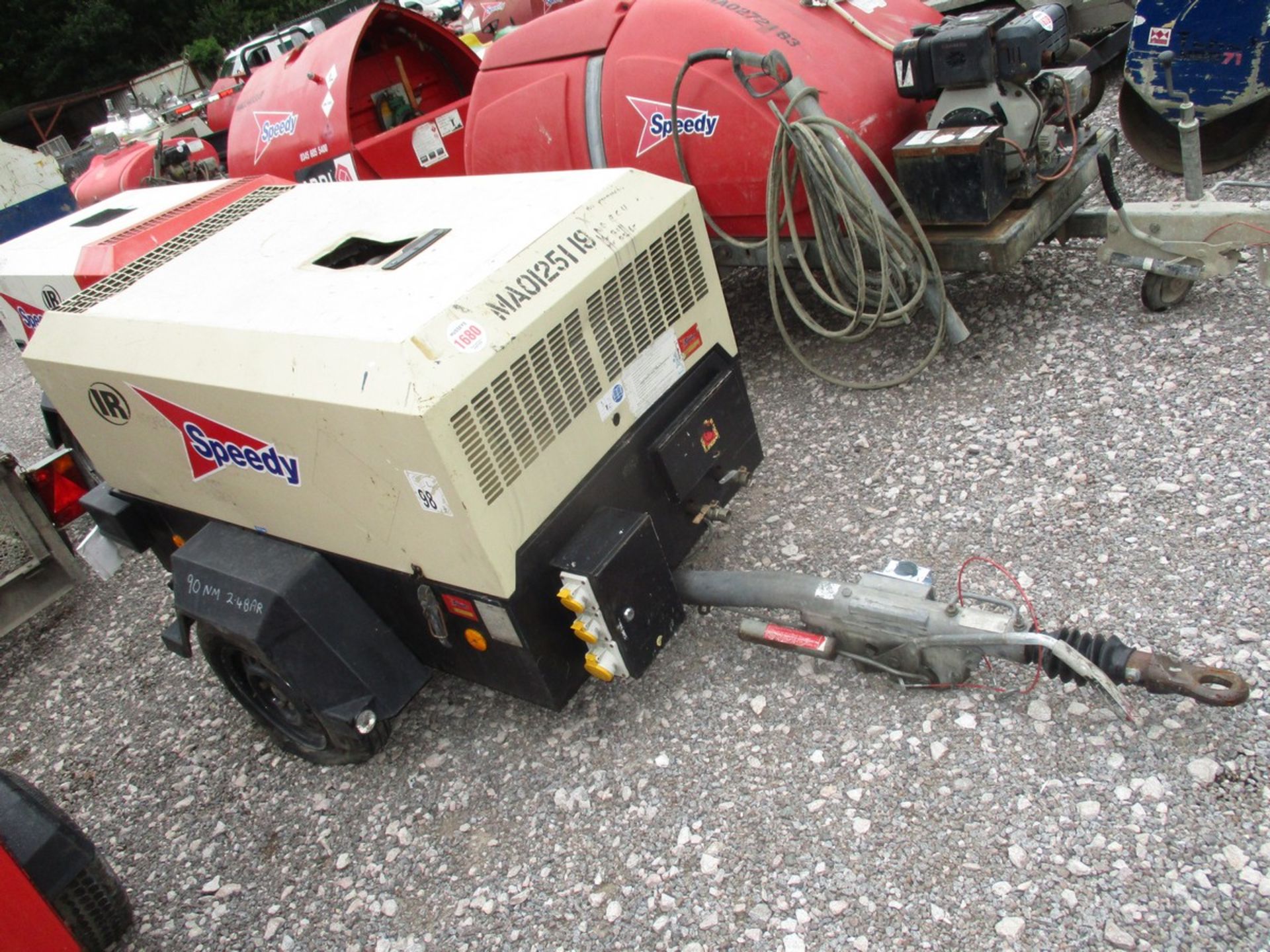 INGERSOL RAND 7/31E COMPRESSOR 2011 2265HRS - Image 2 of 3