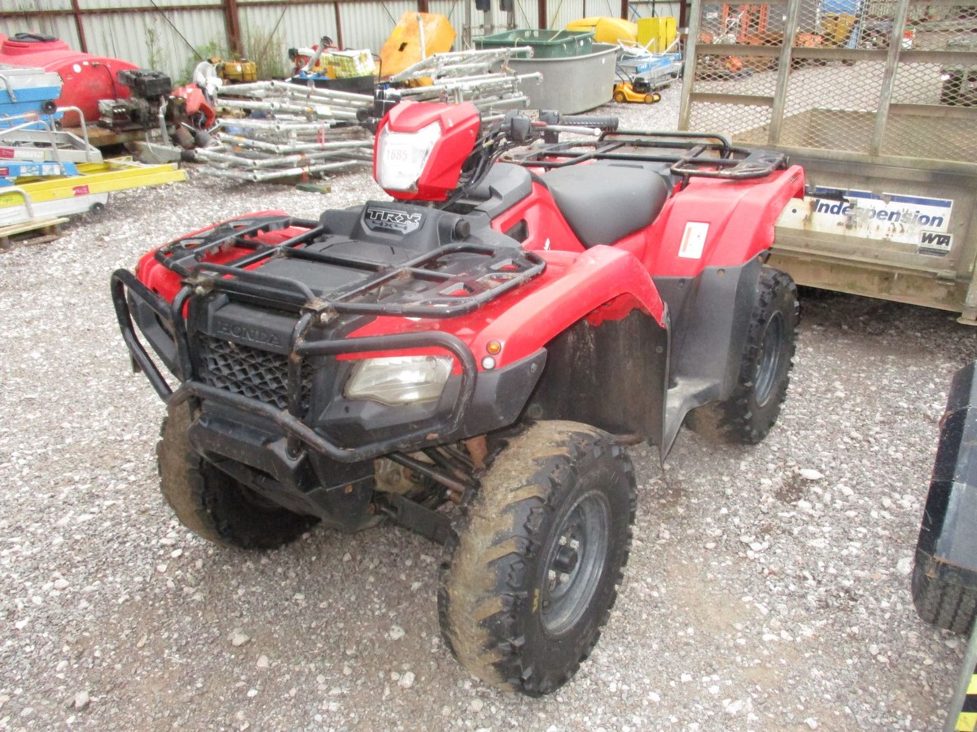 HONDA TRX500 4X4 QUAD WK16 UPC, KEY, RUNS, DRIVES