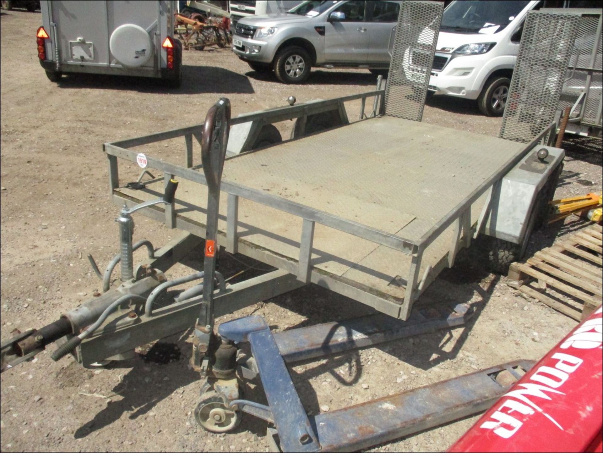 12FTX6FT TWIN AXLE PLANT TRAILER - Image 2 of 2
