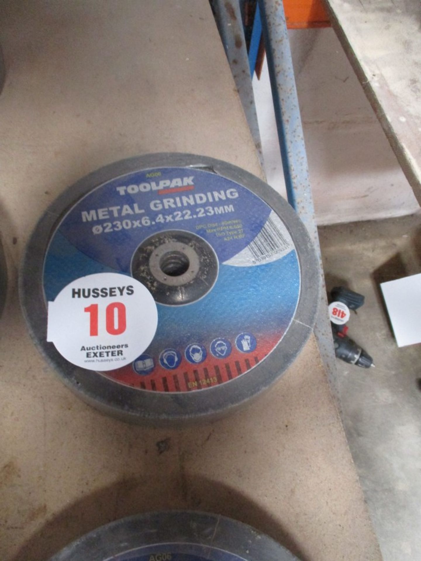 PACK OF METAL GRINDING DISCS