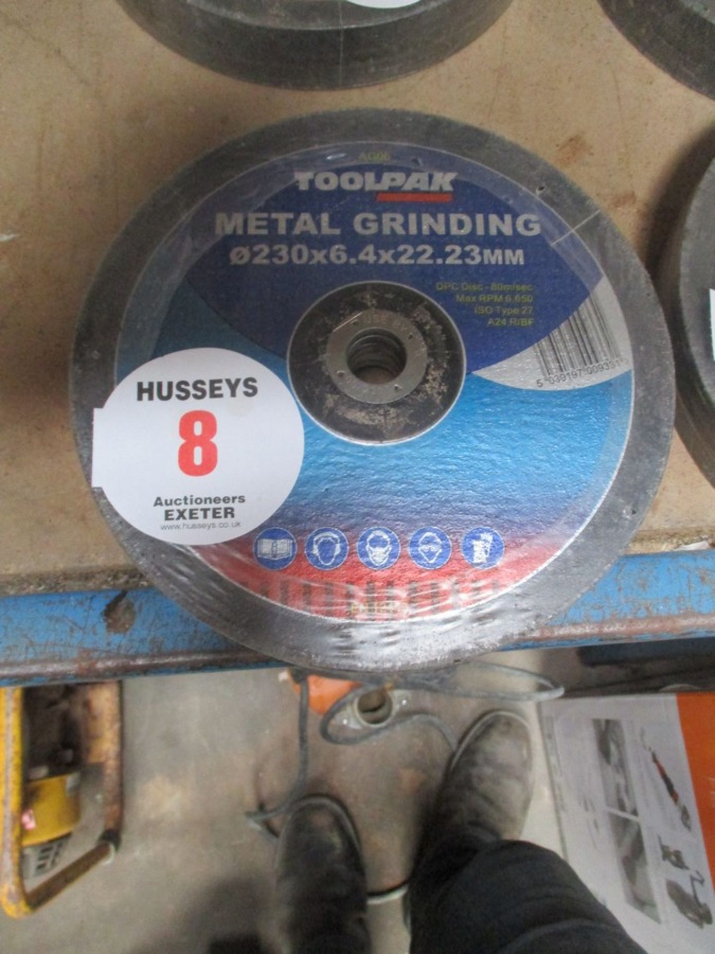 PACK OF METAL GRINDING DISCS