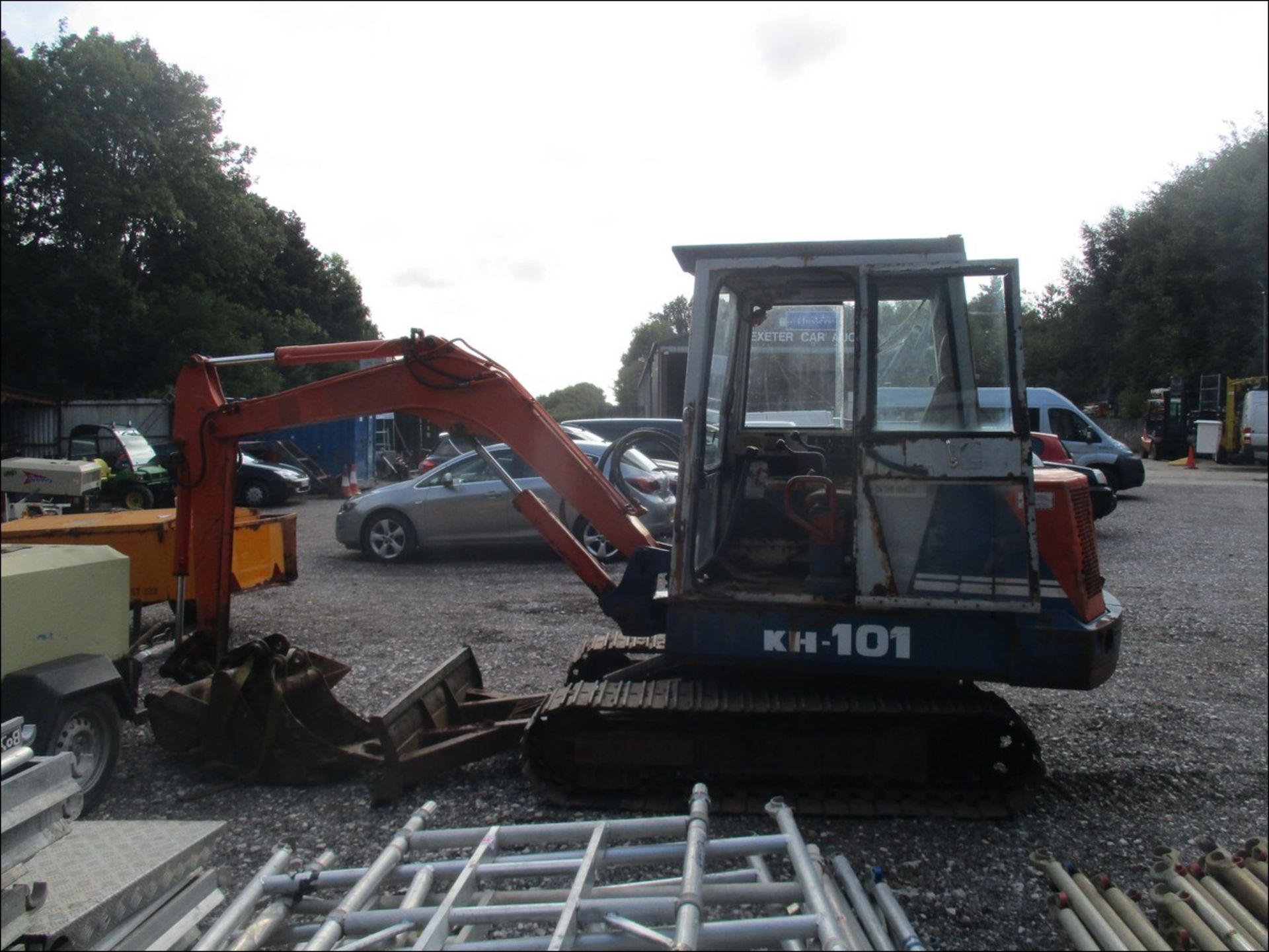 KUBOTA KH101 MINIDIGGER C/W 3 BUCKETS 4479 HRS SHOWING - Image 6 of 8