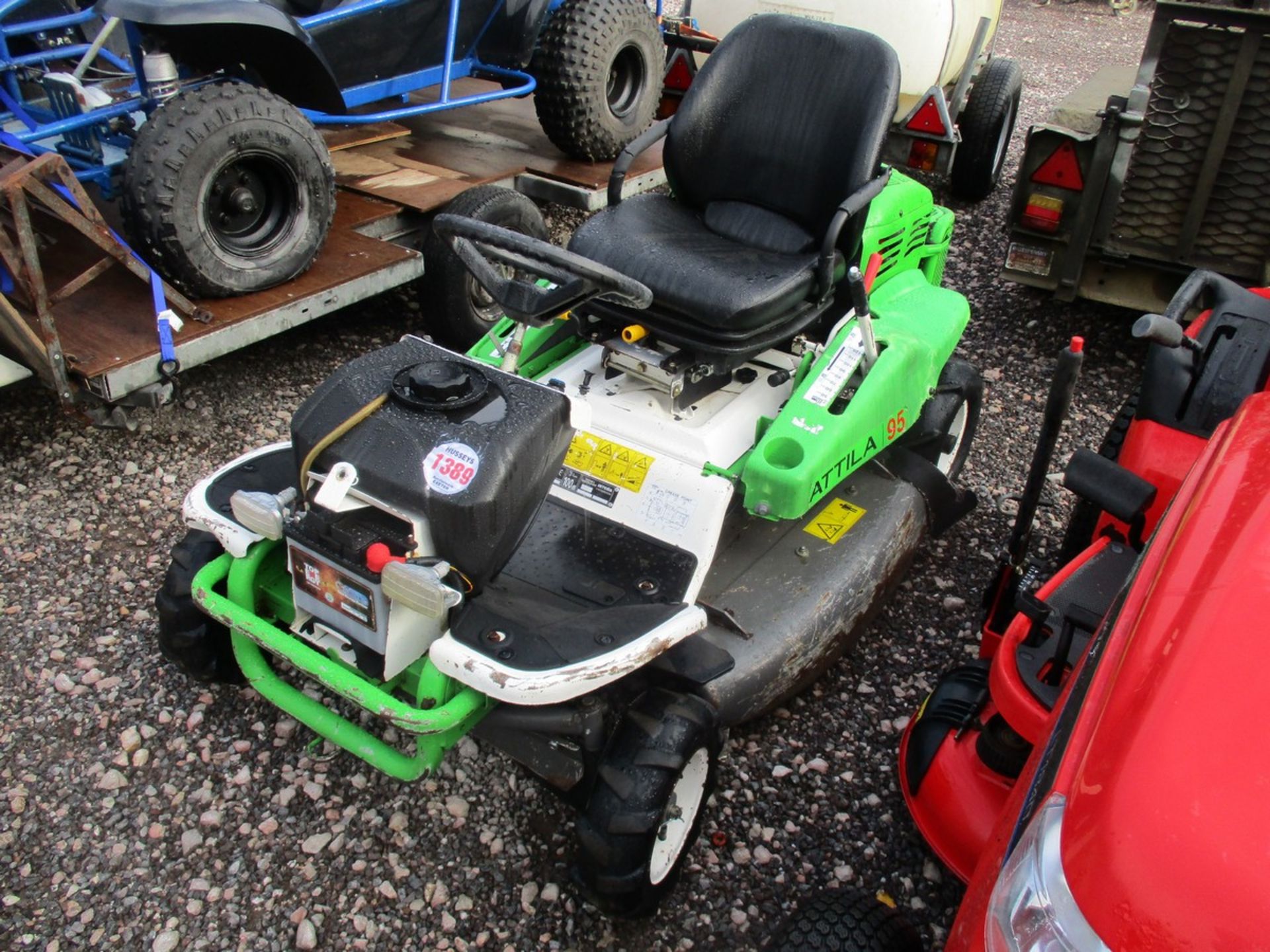 ETESIA ATTILA 95 ROUGH TERRAIN/BANK MOWER 2014. HOURS 0278.