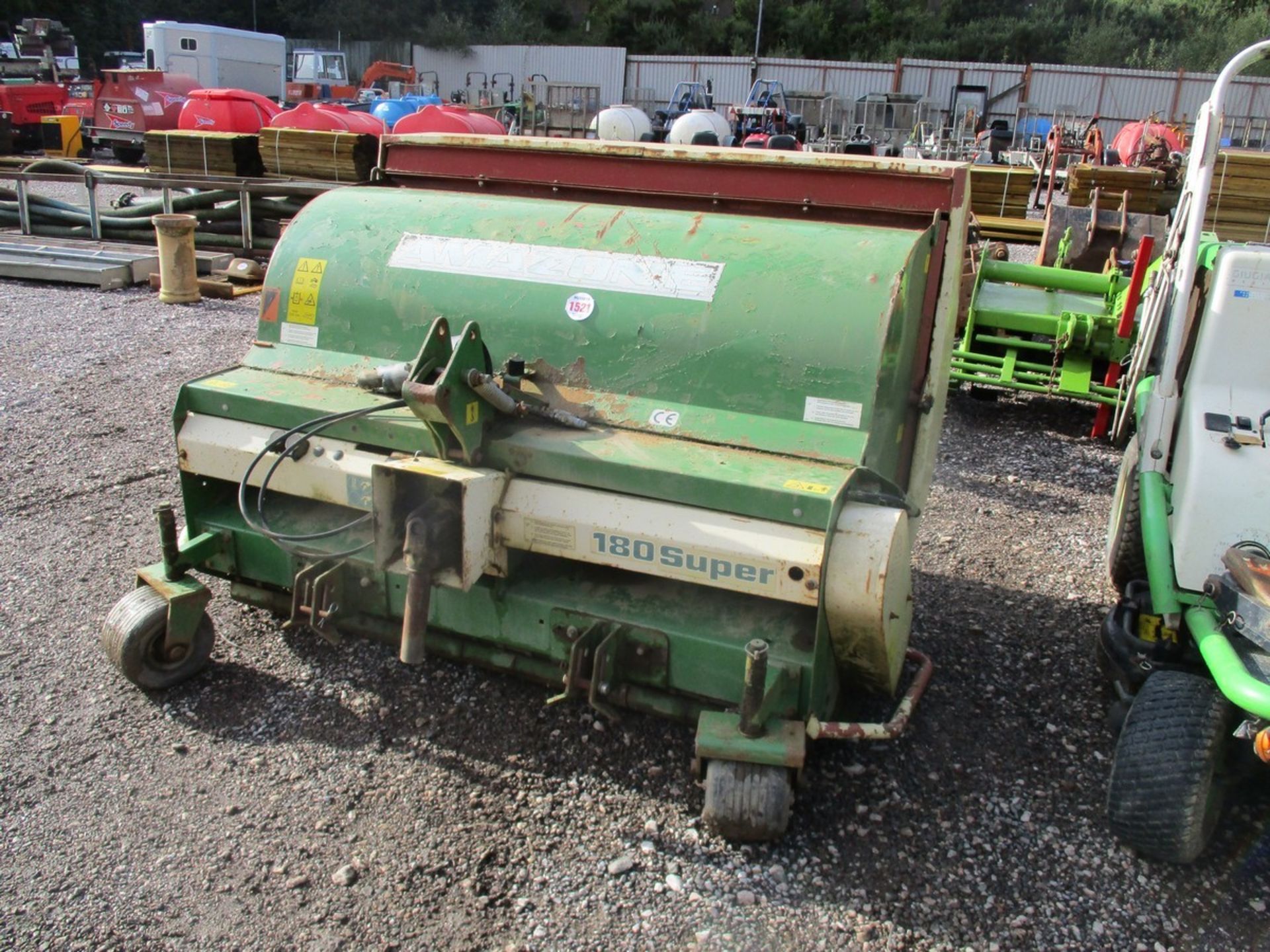 AMAZONE 180 SUPER FLAIL MOWER AND COLLECTOR