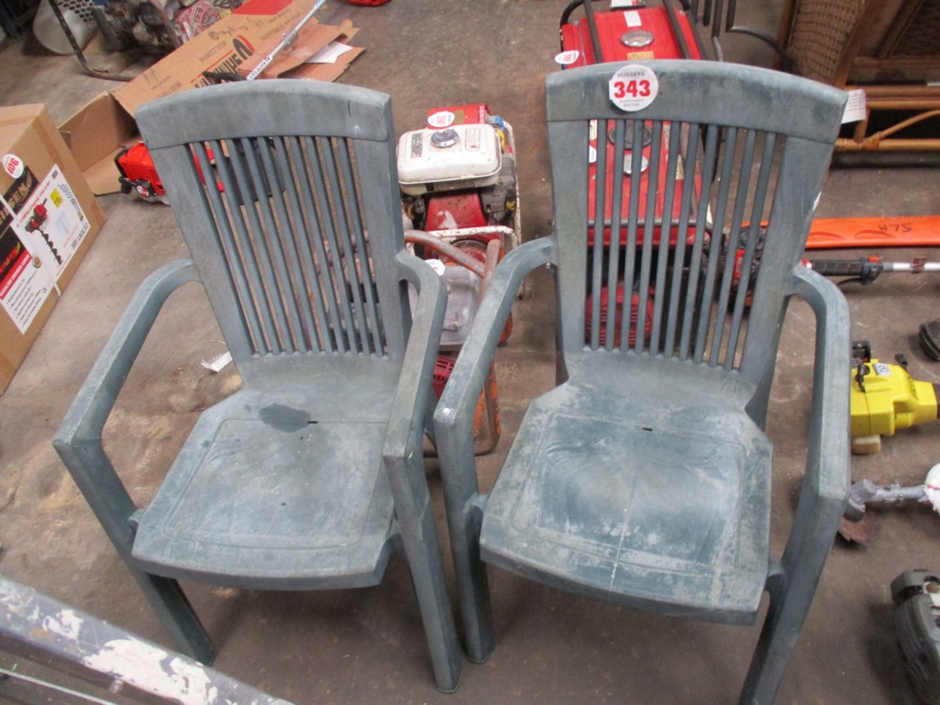 2 GARDEN CHAIRS