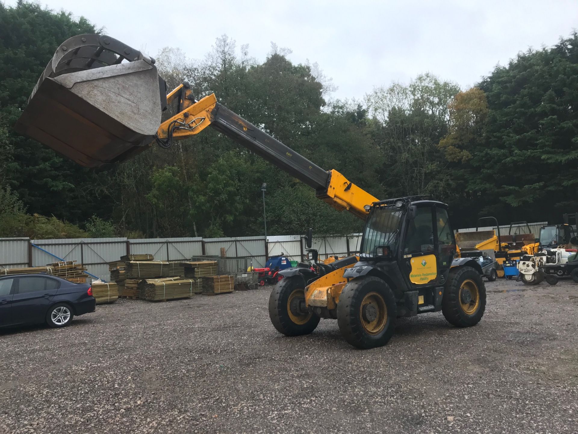 JCB 541 70 WASTEMASTER TELEHANDLER C/W GRAB BUCKET WA09 CZE - Image 6 of 12