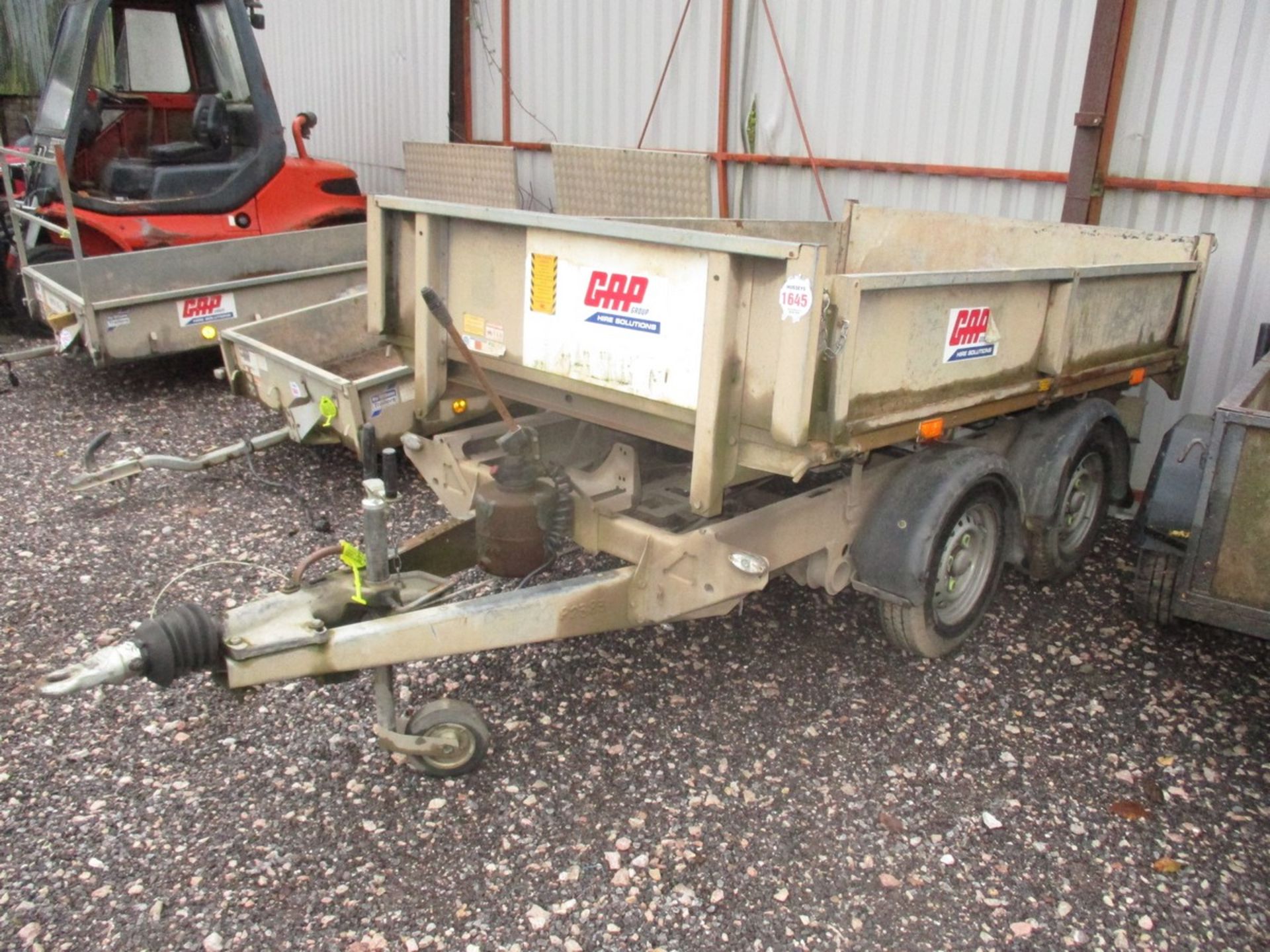 8FT IFOR WILLIAMS TIPPING TRAILER
