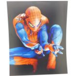 A Stan Lee autographed picture of Spiderman