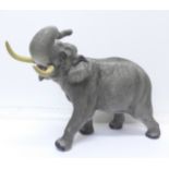 A large Beswick model of an elephant,