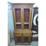 A Victorian mahogany bookcase