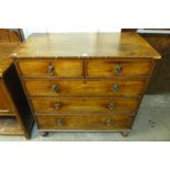 A George IV mahogany chest of drawers