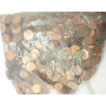 A quantity of American cents, 3.