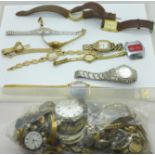 Pocket watch movements and jewellery