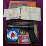 A Webley Junior air pistol,