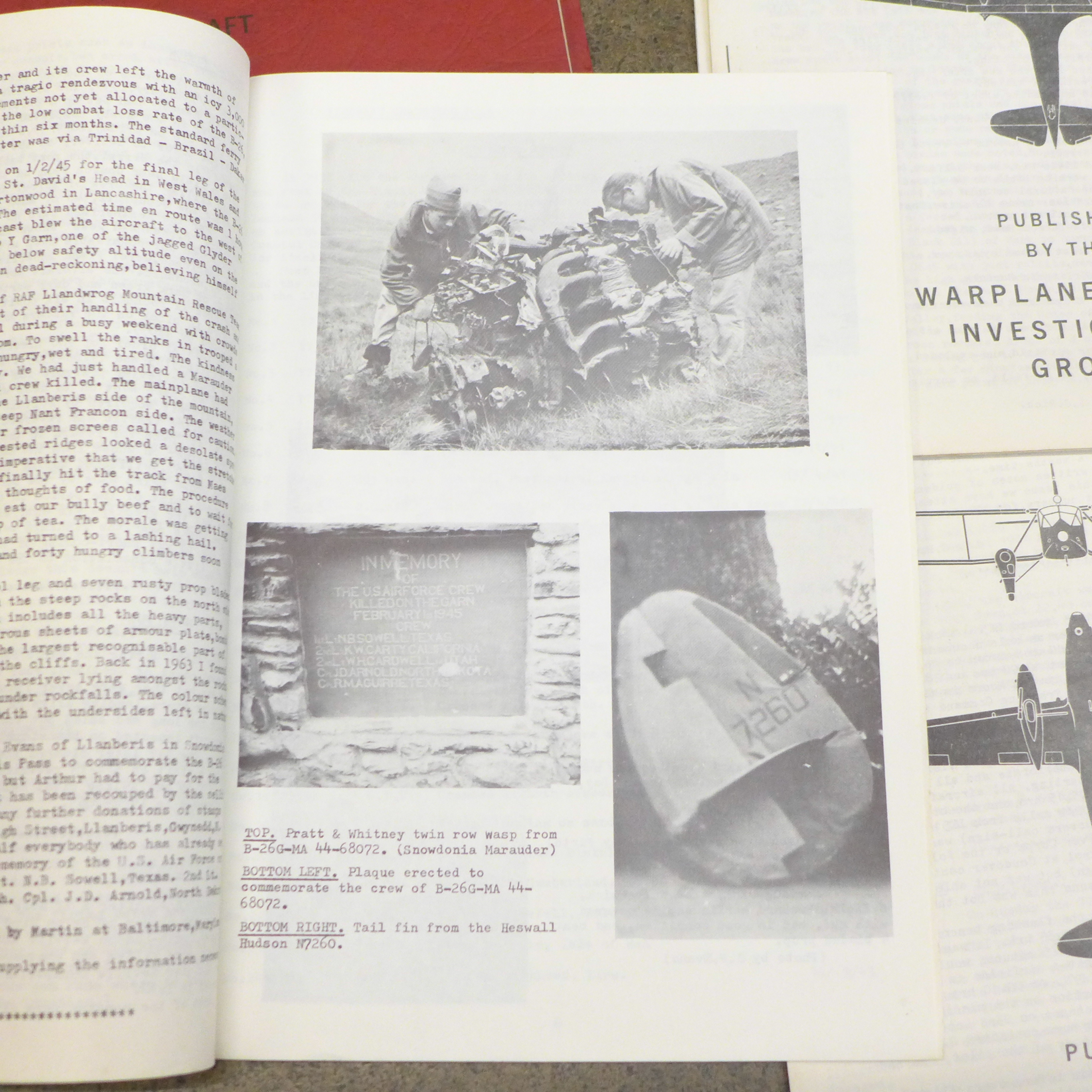 Four Wreck Review published by The Warplane Wreck Investigation Group and one Appendix No. - Image 5 of 5