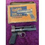 A Webley Junior air pistol,