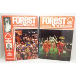 Two Nottingham Forest books,