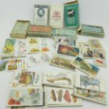 A collection of cigarette cards