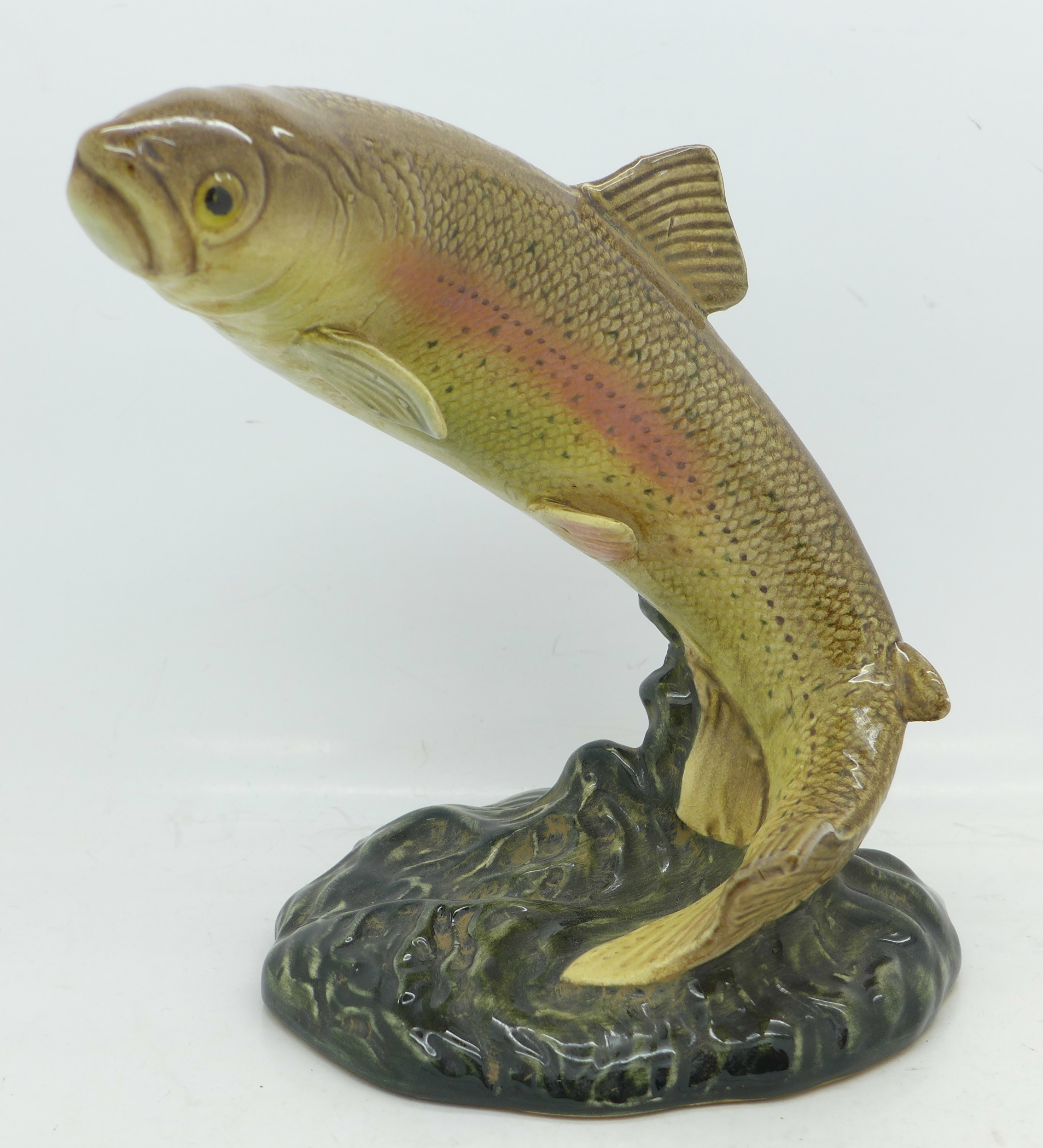 A Beswick model trout,