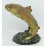 A Beswick model trout,
