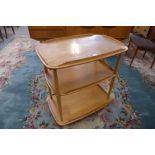 An Ercol three tier trolley