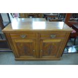 An Edward VII walnut dresser