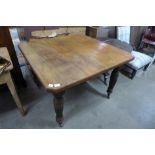 A Victorian oak table