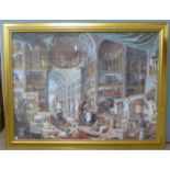 A pair of large Renaissance style prints,