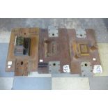 Three industrial tooling parts