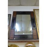 A rattan style mirror
