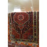 A Middle Eastern rug,