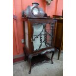 An Edward VII mahogany display cabinet